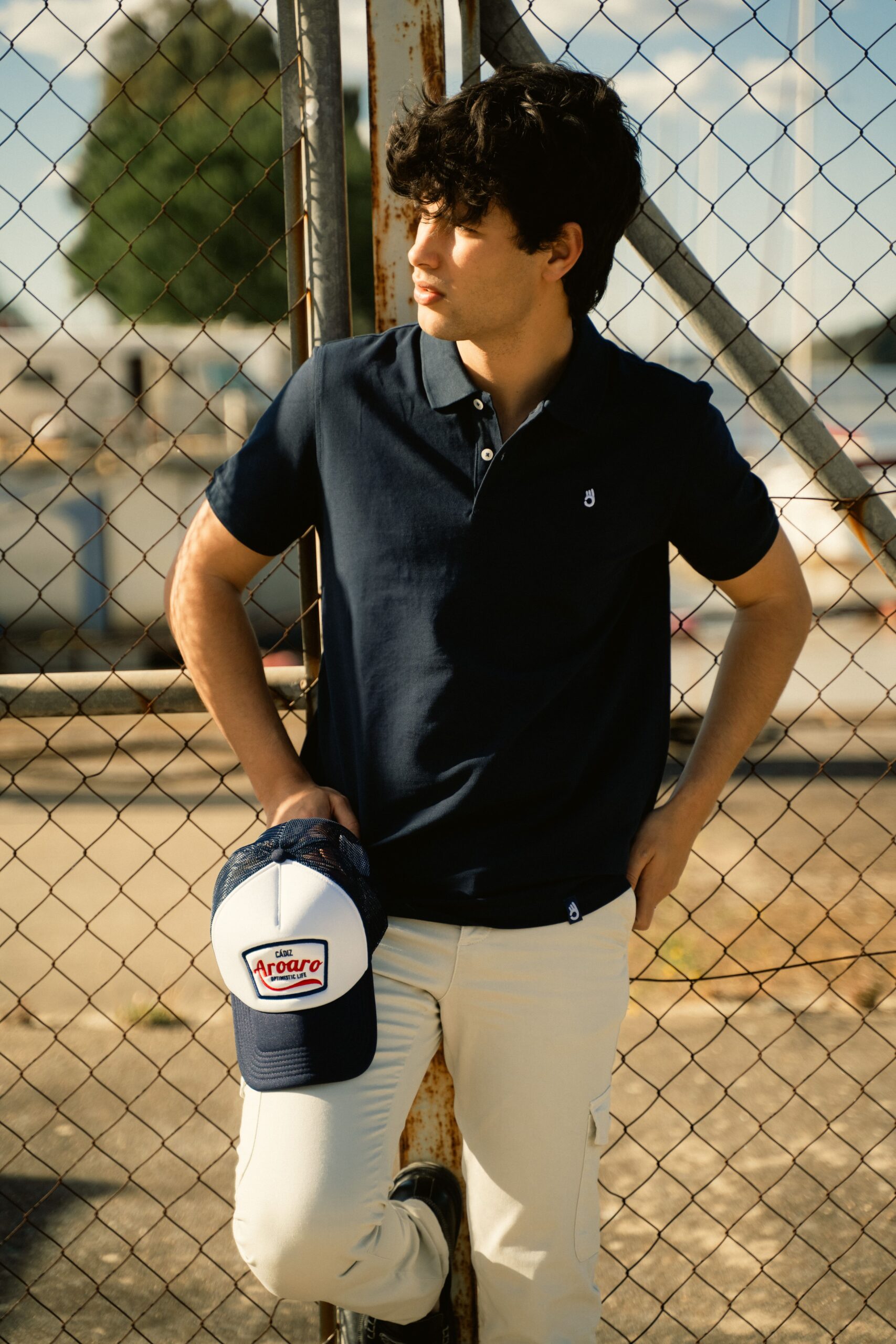 POLO PIQUE MARINO
