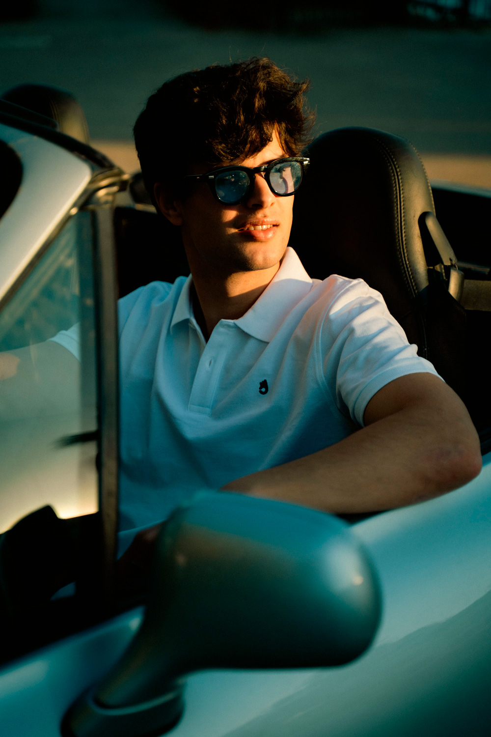 POLO PIQUE BLANCO